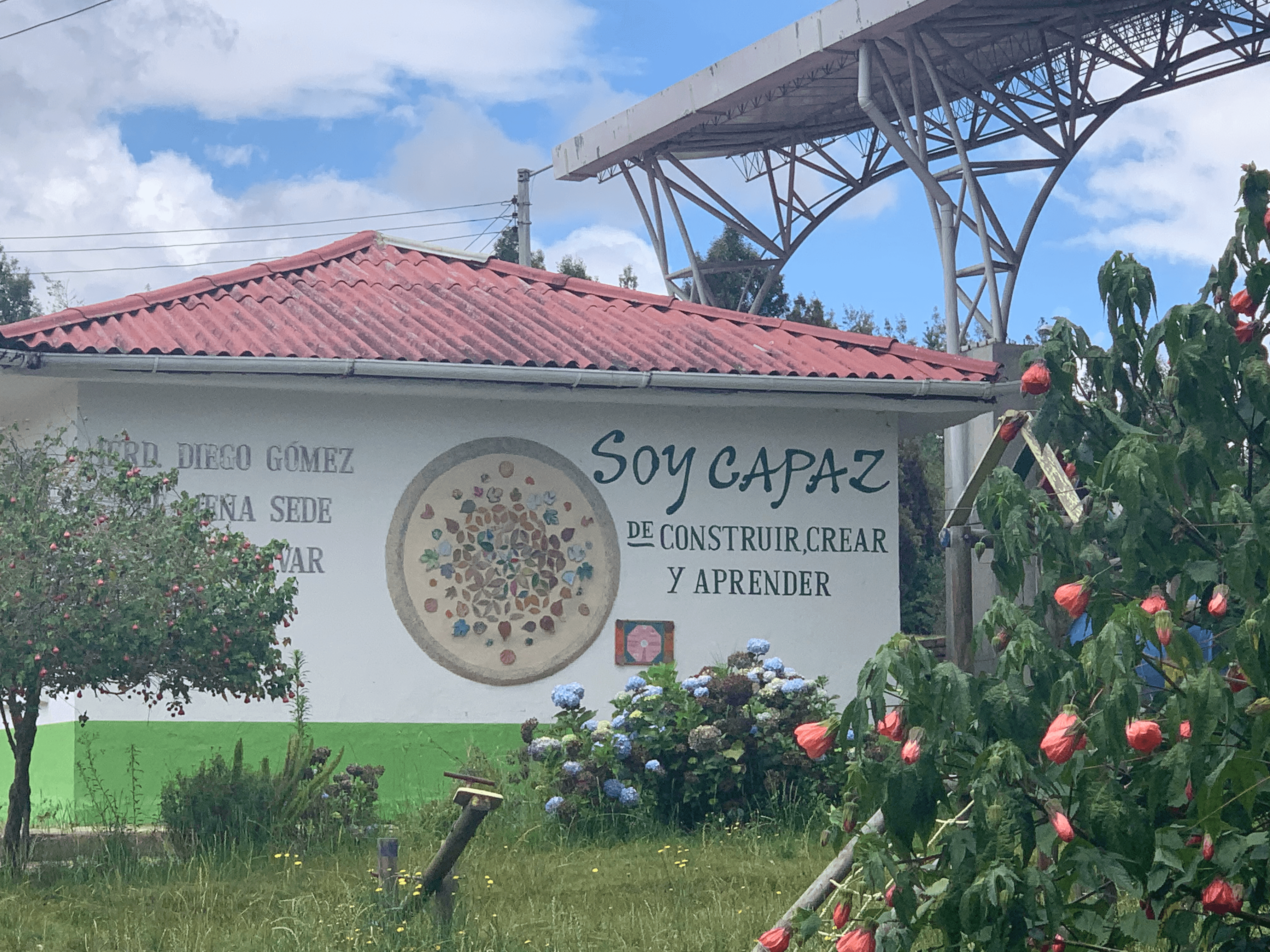 Mural Soy Capaz - Escuela Simón Bolívar